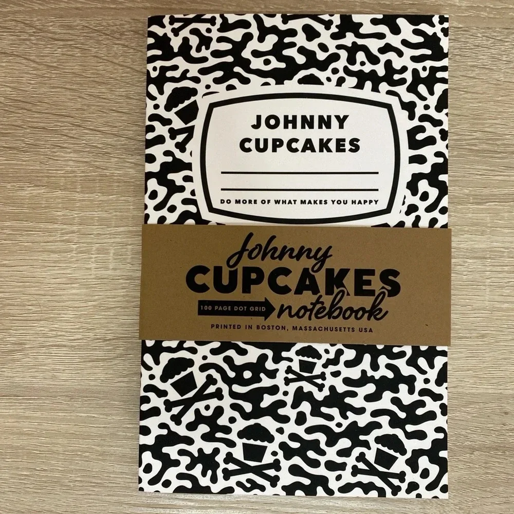NWT Johnny Cupcakes Notebook